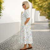 Roxana |  Rochie Midi cu Imprimeu Floral