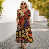 Roxana |  Rochie Midi cu Imprimeu Floral