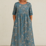 Eliza | Rochie Midi Lejeră — Eleganță fără efort, confort în fiecare zi