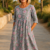 Eliza | Rochie Midi Lejeră — Eleganță fără efort, confort în fiecare zi